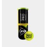 Dunlop Pro Padel Balls 3 Can for tournaments, club games and training.
