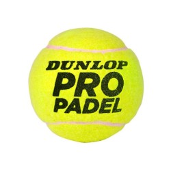 Dunlop Pro Padel Balls 3 Can for tournaments and training online