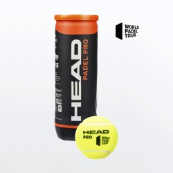 HEAD Padel Pro 3 Can Padel Balls - the official Padel Ball of the World Padel Tour